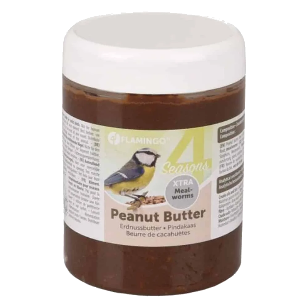Peanut butter and sunflower seed bird treats