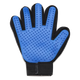 Flamingo de-shedding glove with silicone tips for dogs, 24 cm