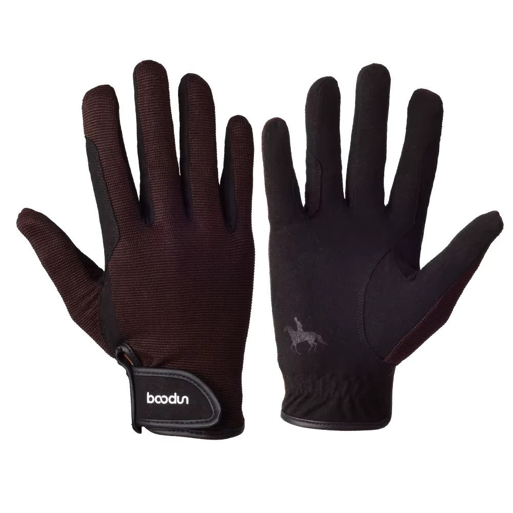 Breathable mesh riding gloves with grip – view 5