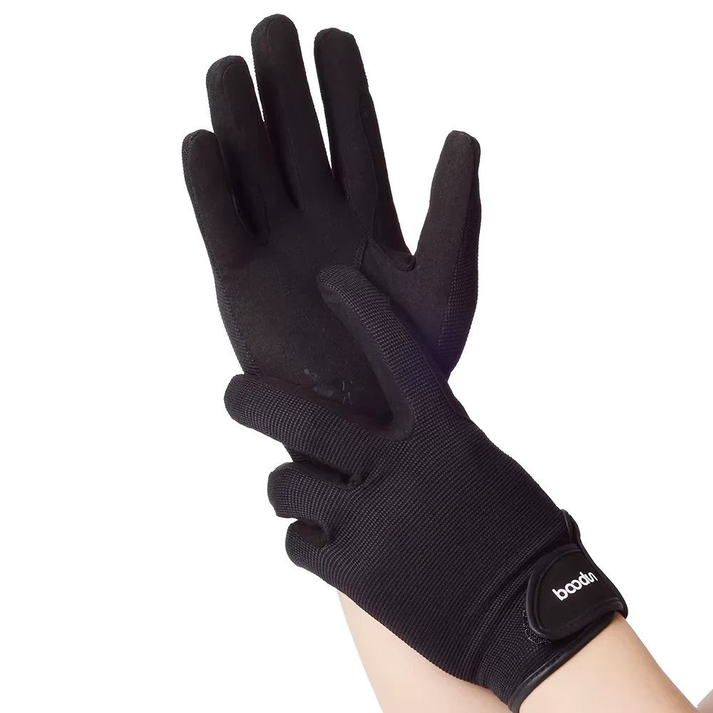 Breathable mesh riding gloves with grip – view 6