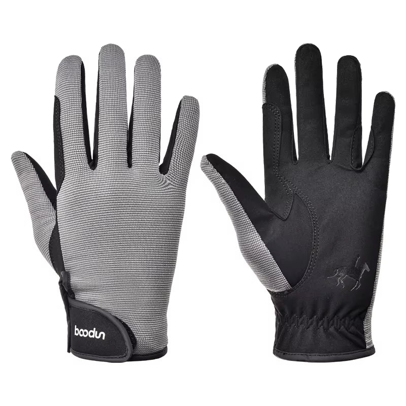 Breathable mesh riding gloves with grip – view 8