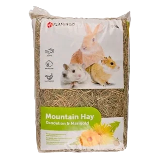 Mountain hay with dandelion for small animals, 500 g