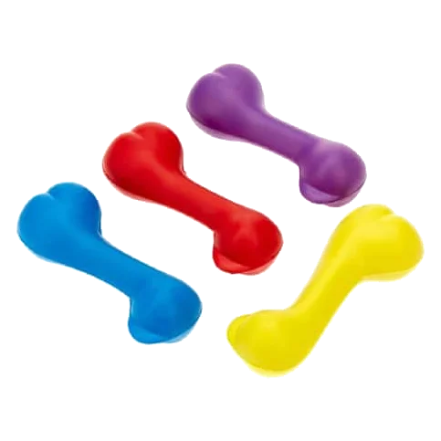 Classic Rubber Bone Small Dog Toy, 130 mm