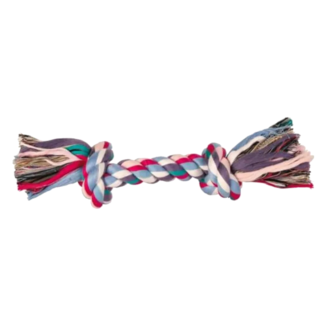 Rope Bone Toy for Small Dogs, 21 and 29 cm