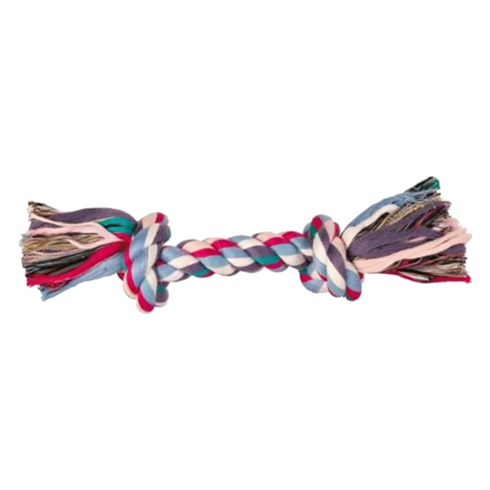 Rope Bone Toy for Small Dogs, 21 and 29 cm