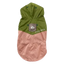 FuzzYard Ormond reversible dog raincoat in olive and pink
