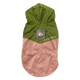 FuzzYard Ormond reversible dog raincoat in olive and pink