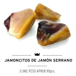 Serrano ham bites natural dog treats, 90 g