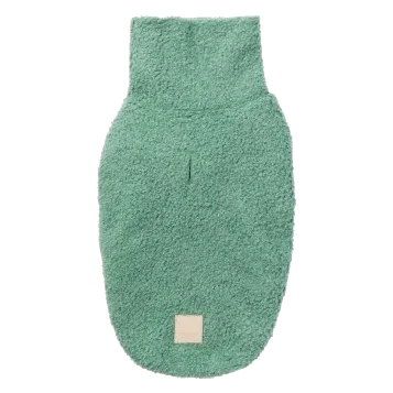 FuzzYard Life bouclé dog jumper, Myrtle Green