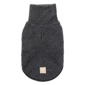 FuzzYard Life bouclé dog jumper, Slate Grey