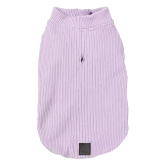 FuzzYard Cambridge Half-Zip Dog Jumper in Lilac