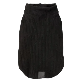 FuzzYard Cambridge Half-Zip Dog Jumper in Black