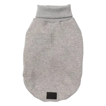 Roll-neck dog jumper FuzzYard Stevie 25 in grey