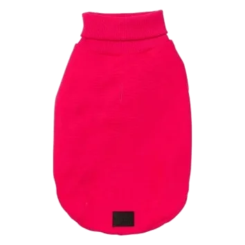 FuzzYard Stevie 25 Turtleneck Dog Jumper, Magenta