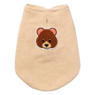 FuzzYard FuzzBear Knitted Dog Jumper, Beige