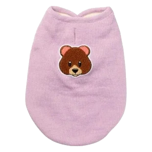 FuzzYard FuzzBear Knitted Dog Jumper, Lilac