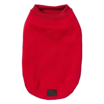 FuzzYard Allday 25 Cotton Dog Jumper in Red