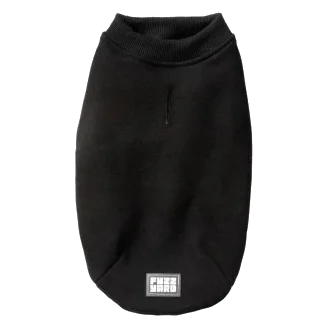 FuzzYard Allday Cotton Dog Jumper in Black
