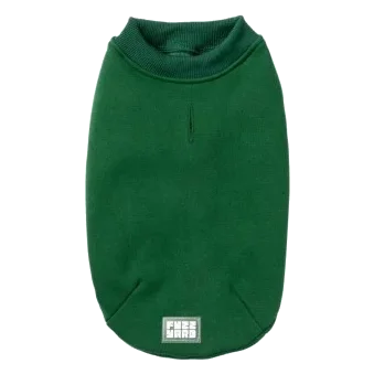 FuzzYard Allday Cotton Dog Jumper in Green