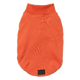 Embroidered dog jumper FuzzYard Smiley in rust