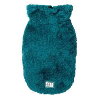 FuzzYard Turtle Teddy Dog Jumper, Deep Teal