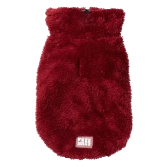 FuzzYard Turtle Teddy Dog Jumper, Burgundy