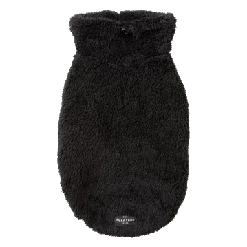 FuzzYard Turtle Teddy Dog Jumper, Black