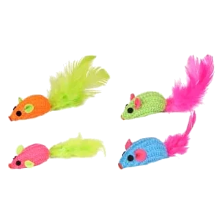 Vera toy mouse for cats with display, 2.5 × 10 × 2 cm