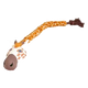 Giraffe plush rope tug toy for dogs, 63.5 cm
