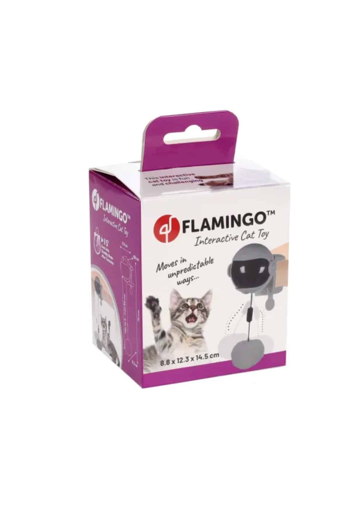 Grey electronic yo-yo motion cat toy – image 2