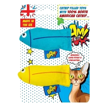 Catnip cat toy BAM! Tiddler, pack of 2