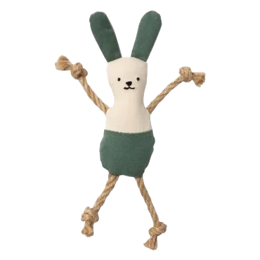 Catnip Cat Toy FuzzYard Life Bunny Myrtle Green