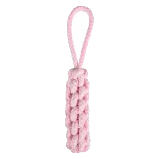 Flamingo Rope Dummy Dog Toy, 24 cm