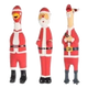 Latex Father Christmas Dog Toy, 23 cm