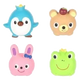 Latex Penguin, Bear, Rabbit or Frog Dog Toy