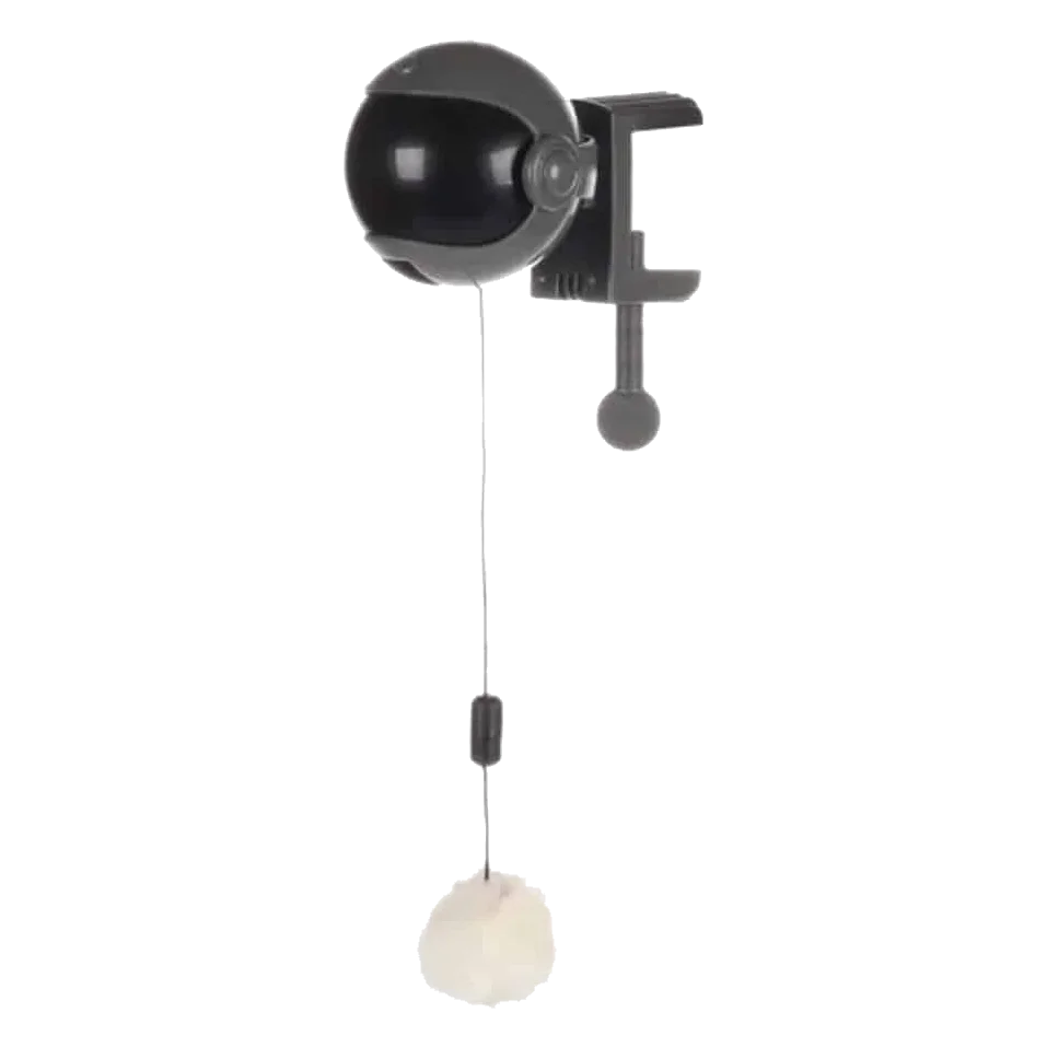 Grey electronic yo-yo motion cat toy