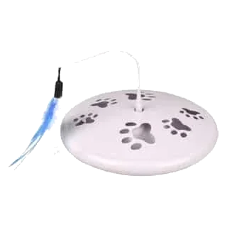 Rotating electronic cat toy and treat dispenser