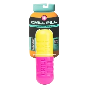 FuzzYard Chill Pill interactive treat dispensing dog toy