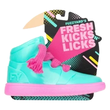 FuzzYard Fresh Kicks n' Licks 3-in-1 interactive dog toy