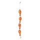 Classic vinyl chicken leg rope tug dog toy, 680 mm