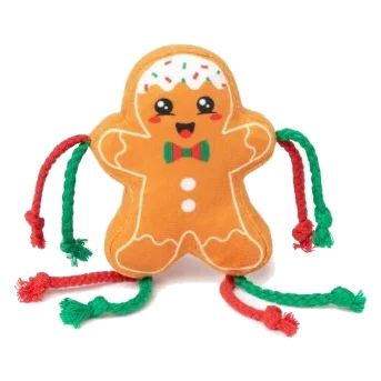 Christmas cat toy FuzzYard Fred the Gingerbread