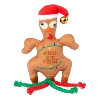 Christmas Cat Toy FuzzYard Gobble Til You Wobble