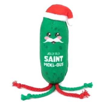 Christmas Cat Toy FuzzYard Jolly Old St Pickl-ous