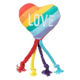 FuzzYard Pride Love Heart Catnip Cat Toy