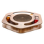 Densi brown scratcher toy with ball for cats
