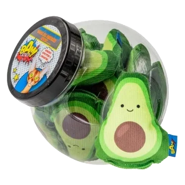 Catnip cat toys BAM! Ricardo the Avocado, pack of 20