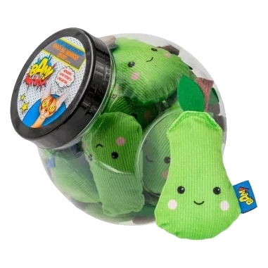 Catnip cat toys BAM! Percy the Pear, pack of 20