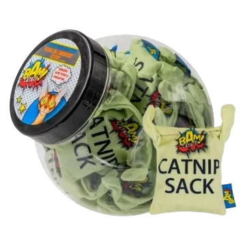 BAM! Sack Catnip Cat Toys (20 pack)