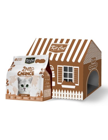 Kit Cat 2nd Chance clumping cat litter, coffee, 7 L