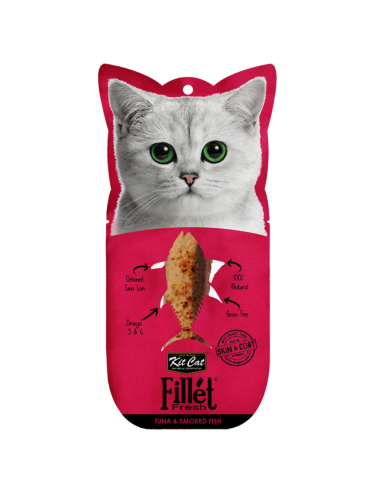 Cat Treats Kit Cat FilletFresh Tuna and Smoked Fish 30 g
